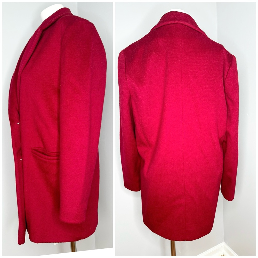 Red Wool Jacket - image 2